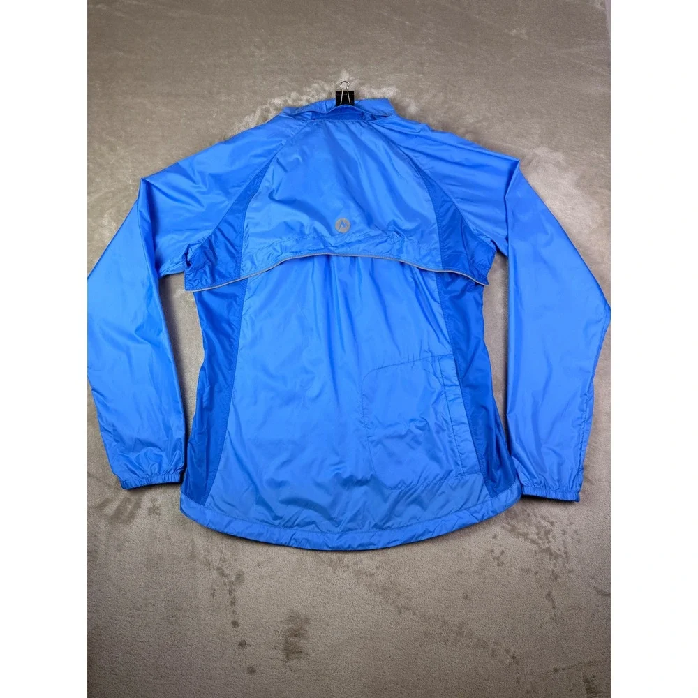 Marmot Women's Flexion Jacket‎ Size Large Blue Lightweight Windbreaker 5536